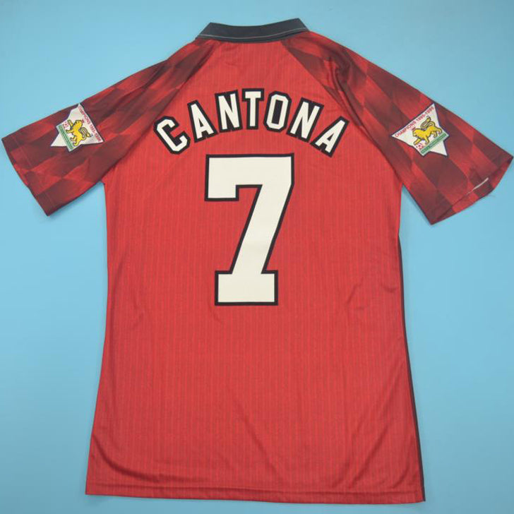 jersey 1996/97 manchester united local manga corta versión fan retro