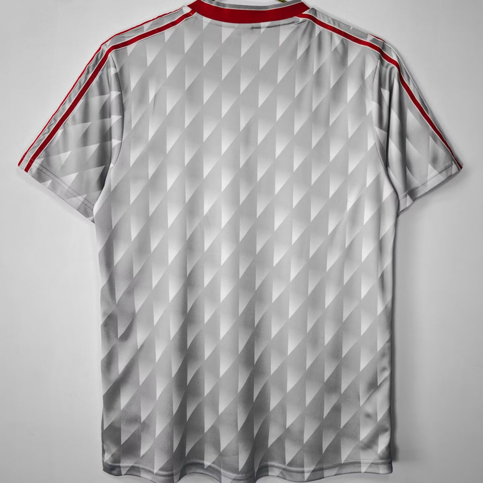 jersey 1989/91 liverpool visitante manga corta versión fan retro
