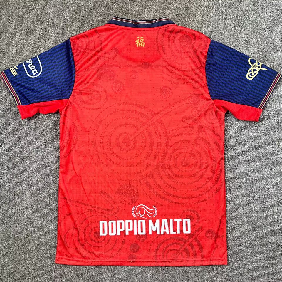 jersey 2025 cagliari especial manga corta versión fan