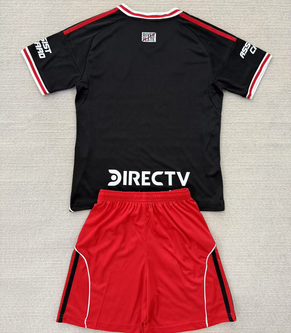 jersey 2025/26 river plate visitante manga corta niño