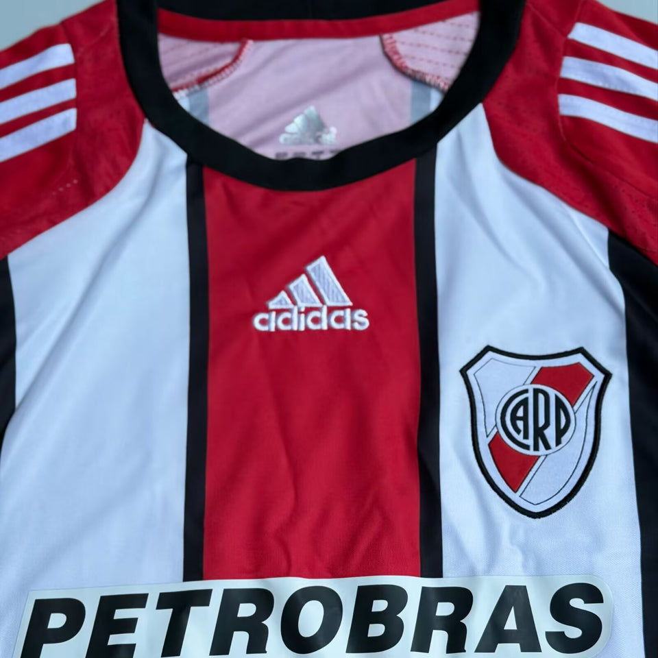 jersey 2007/2008 river plate visitante manga corta versión fan retro