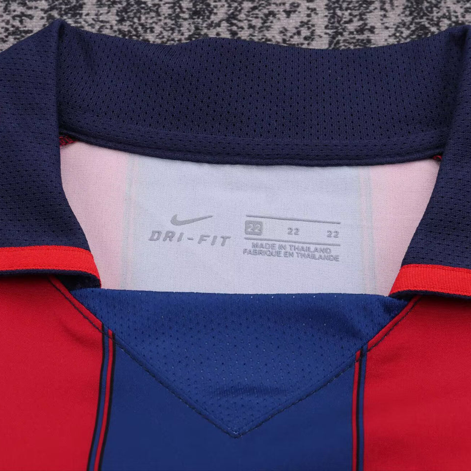 jersey 2003/2004 barcelona local manga corta niño retro