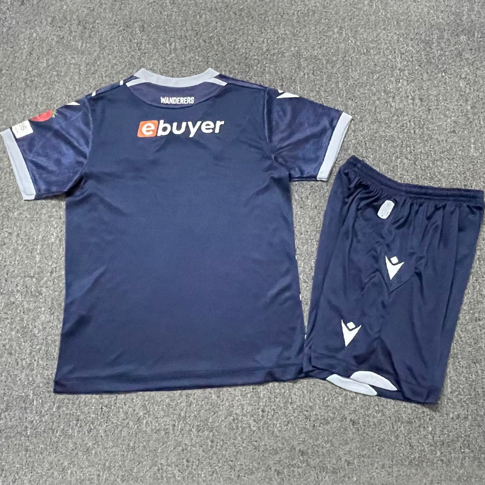 jersey 2025/26 bolton wanderers visitante manga corta niño