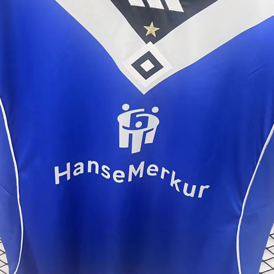 jersey 2025/26 hamburger sv visitante manga corta versión fan