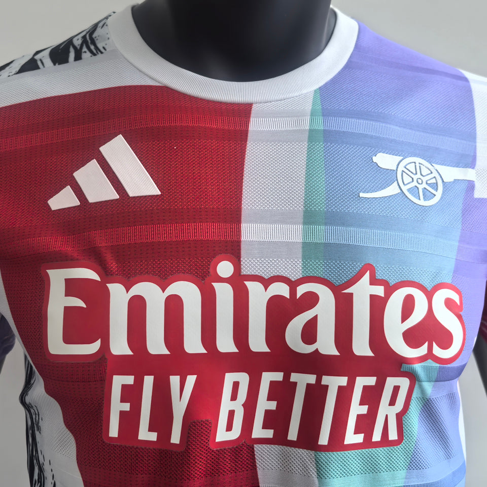 jersey 2025 arsenal especial manga corta versión jugador