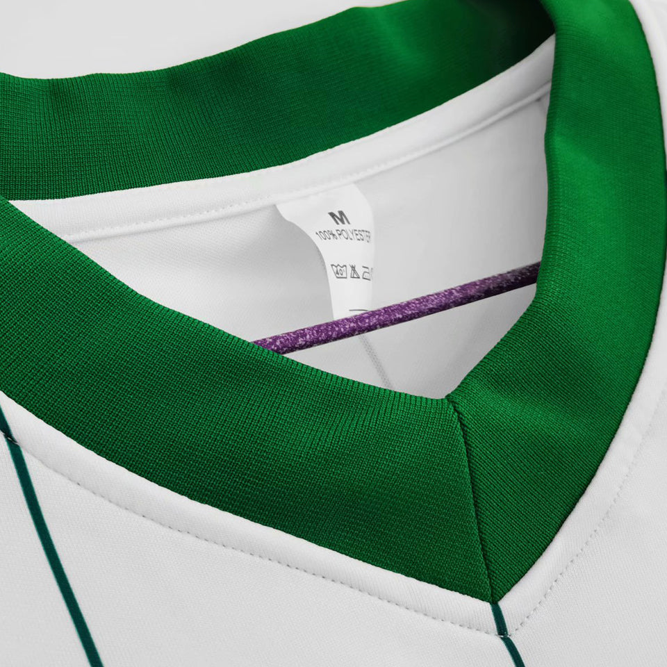 jersey 1984/86 celtic visitante manga corta versión fan retro