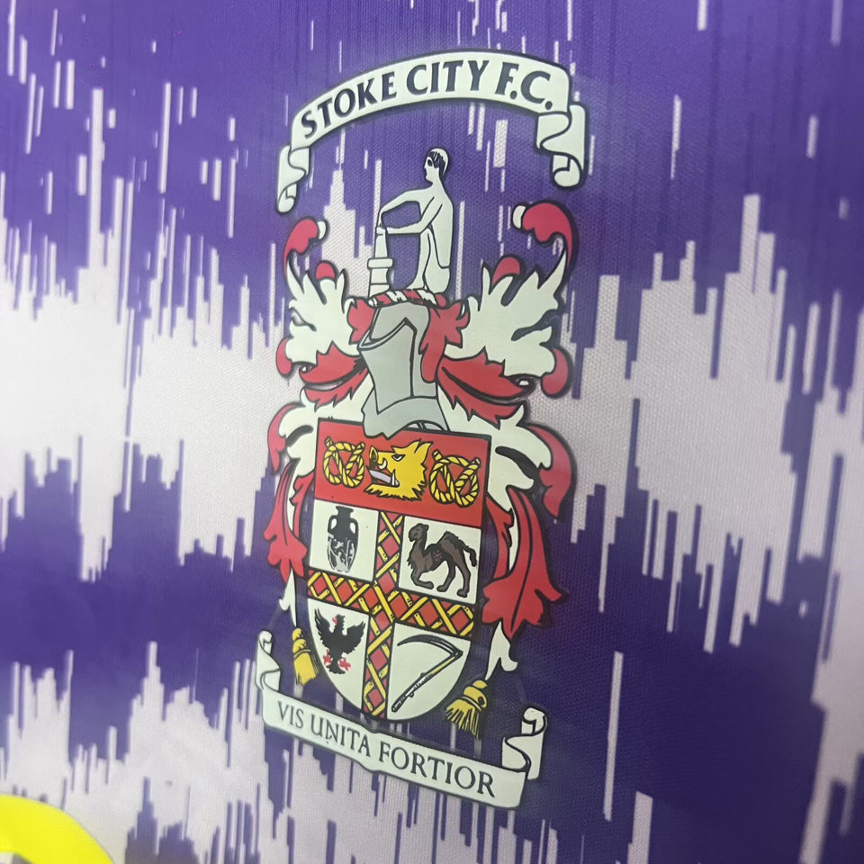 jersey 2025/26 stoke city visitante manga corta versión fan