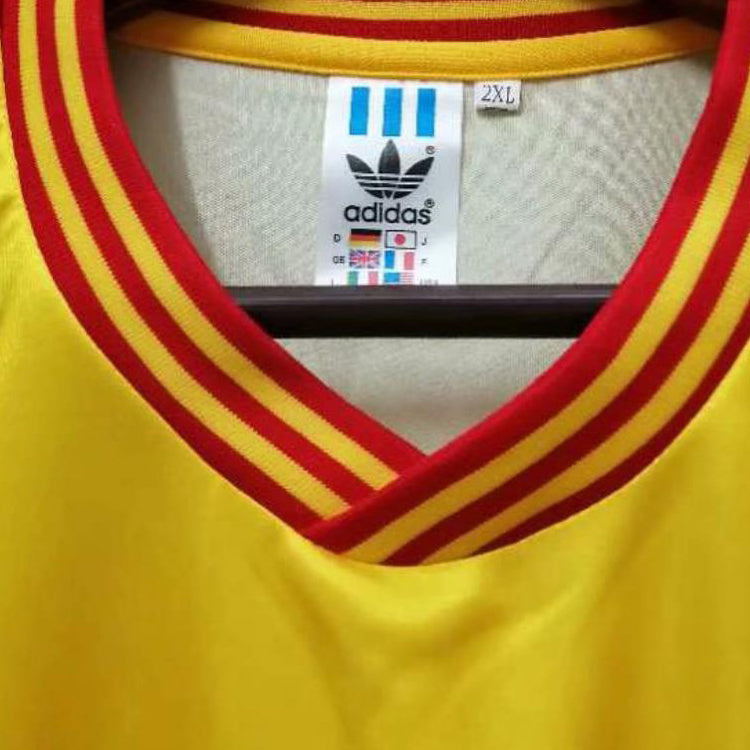 1990 colombia visitante versión fan selecciones retro