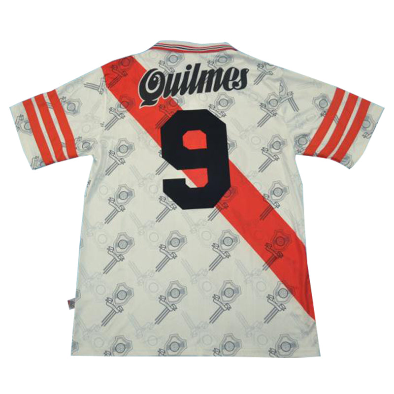 jersey 1996 river plate local manga corta versión fan retro