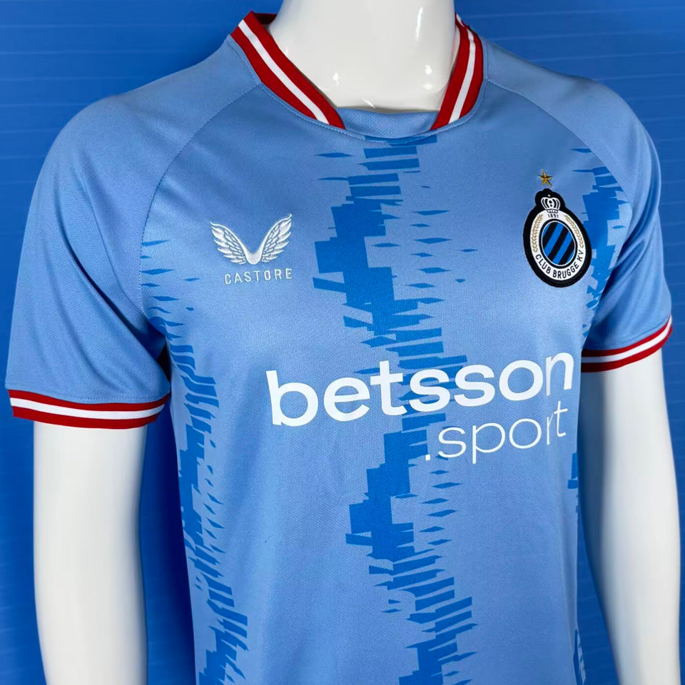 jersey 2025/26 club brugge tercero manga corta versión fan