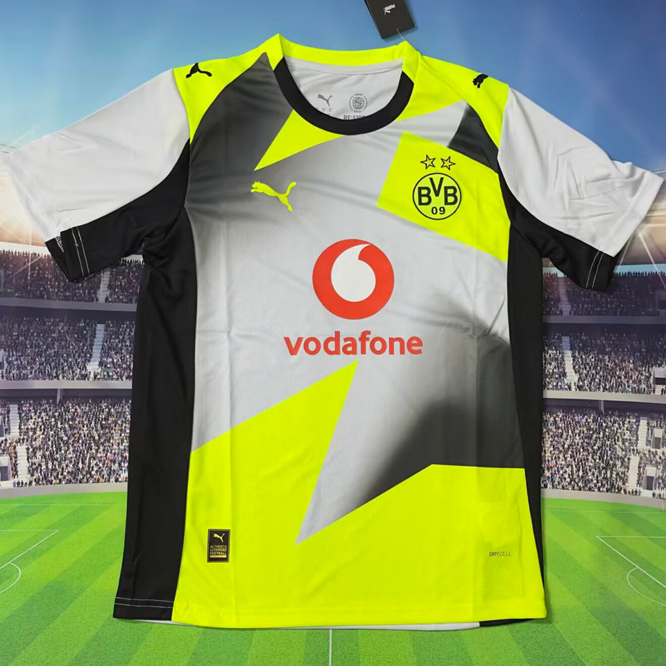 jersey 2025/26 borussia dortmund visitante manga corta versión fan