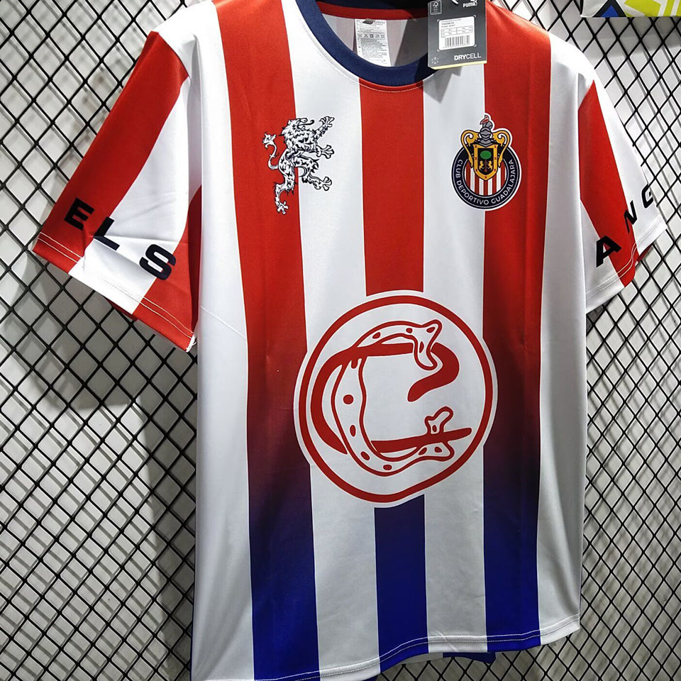 jersey 2025 chivas angels especial manga corta versión fan retro