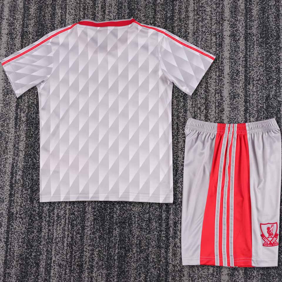 jersey 1989/91 liverpool visitante manga corta niño retro