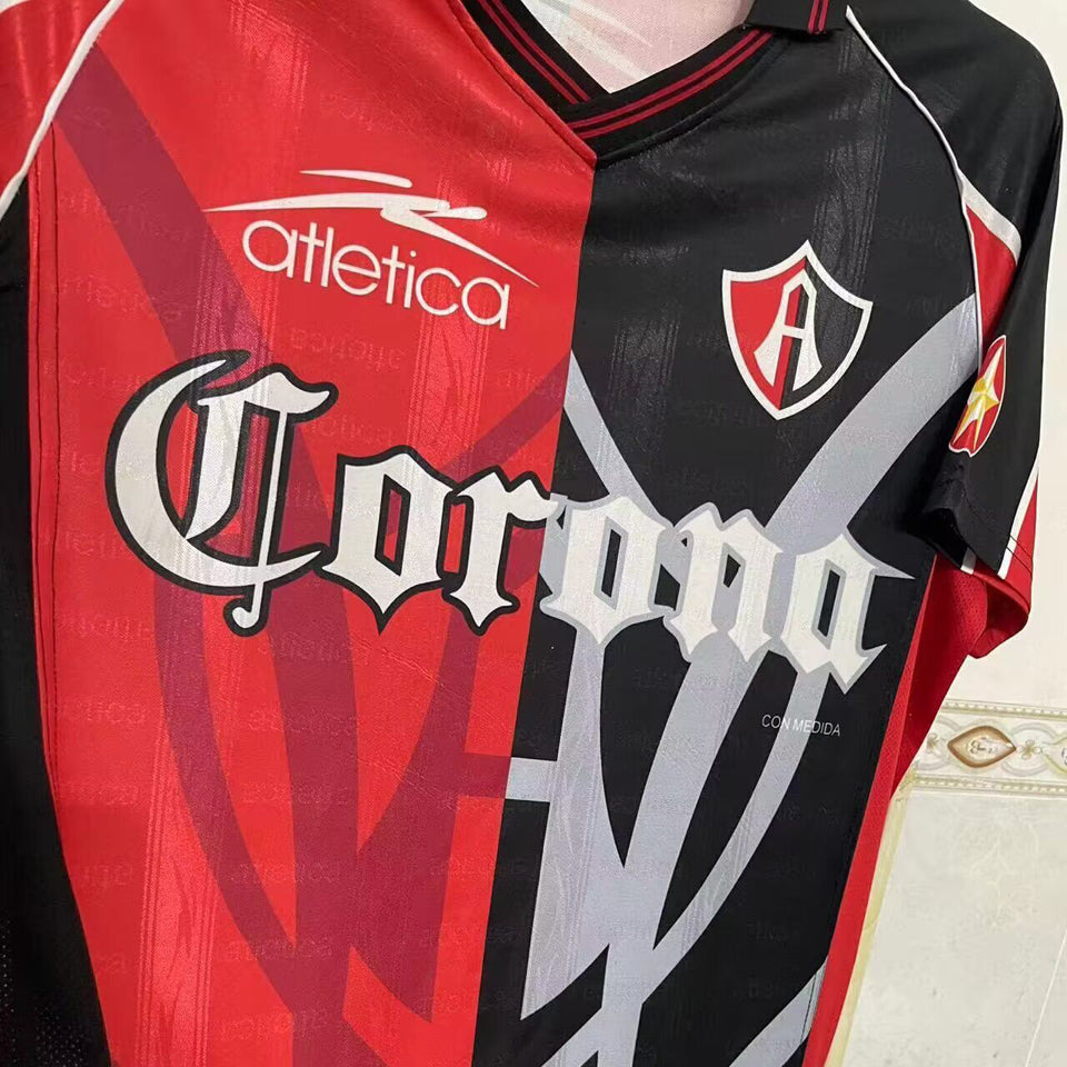 jersey 1999/2000 atlas local manga corta versión fan retro