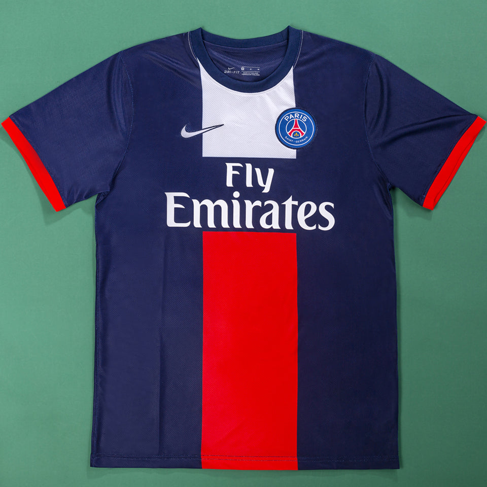 jersey 2013/14 psg local manga corta versión fan retro