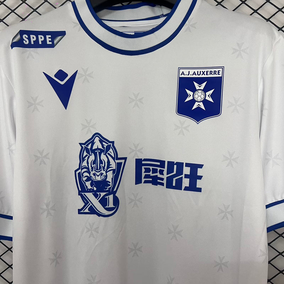 jersey 2025/26 aj auxerre local manga corta versión fan