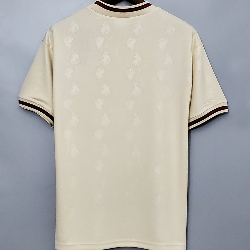 jersey 1996/97 liverpool visitante manga corta versión fan retro