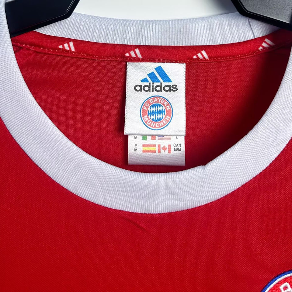 jersey 2001/02 bayern munich local manga corta versión fan retro