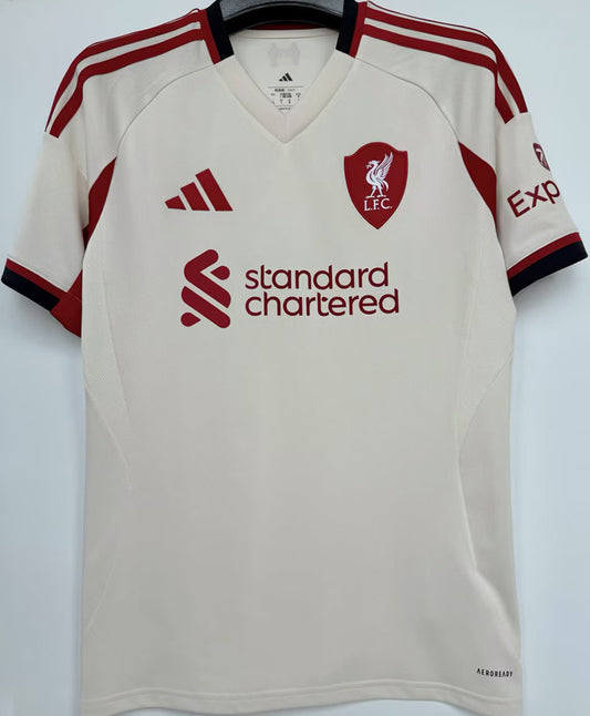 Jersey 2025/26 Liverpool Visitante Manga corta Versión Fan