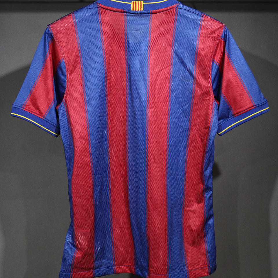 Jersey 2009/10 Barcelona Local Manga corta Versión Jugador Retro