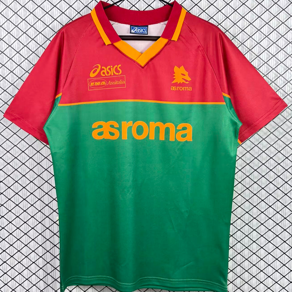 jersey 1995/1996 roma especial manga corta versión fan retro