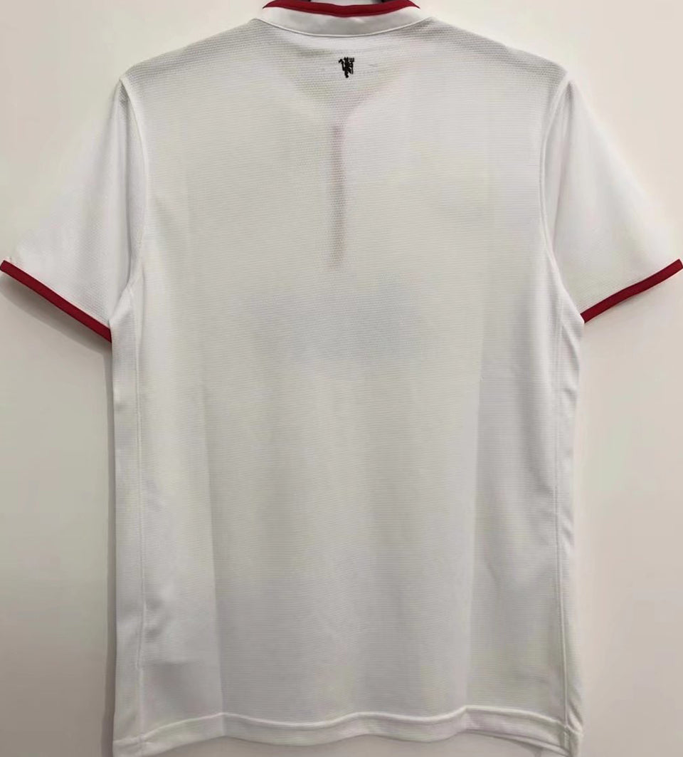 jersey 2013/14 manchester united visitante manga corta versión fan retro