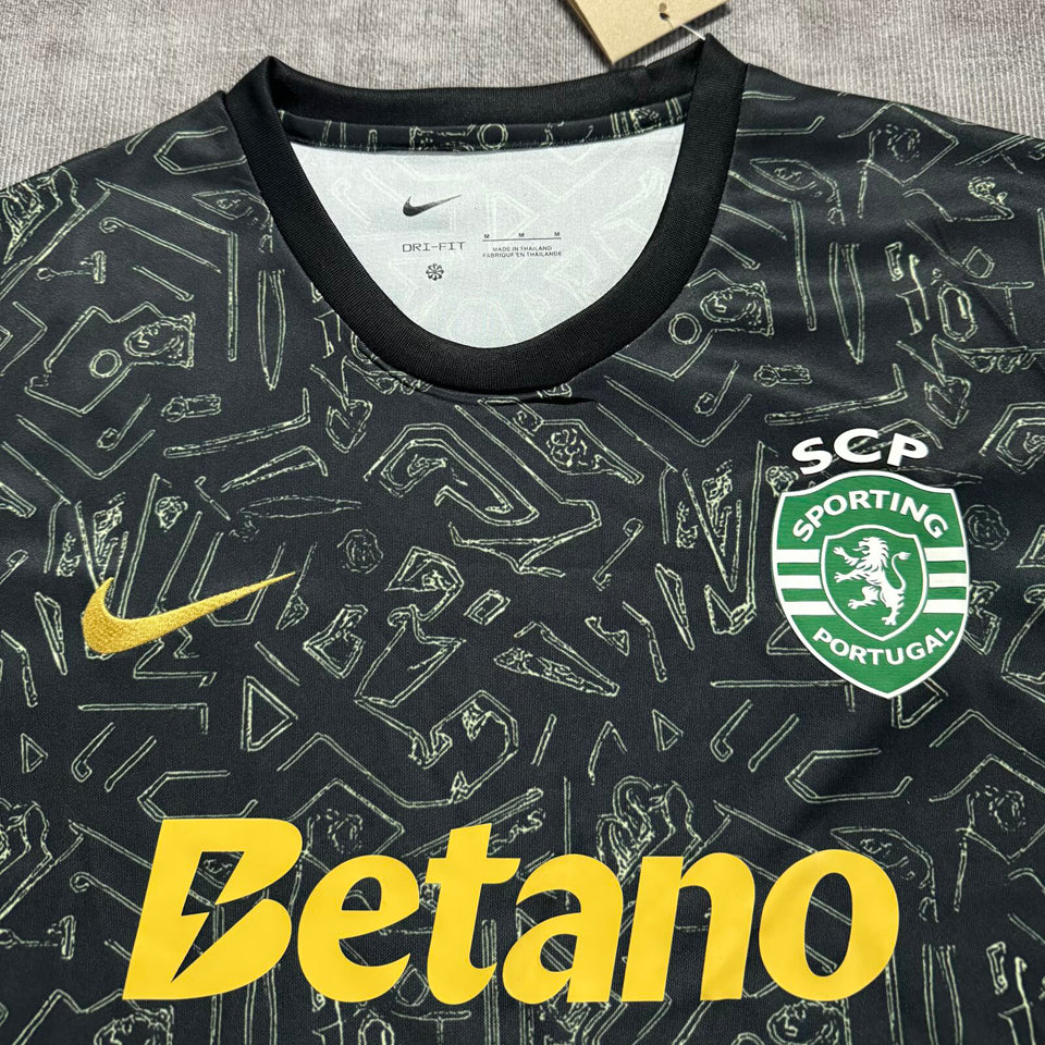 jersey 2026 sporting lisbon especial manga corta versión fan