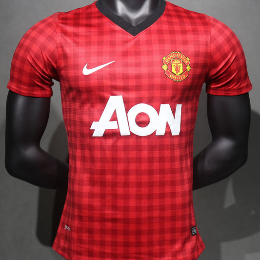 Jersey 2012/13 Manchester United Local Manga corta Versión Jugador Retro