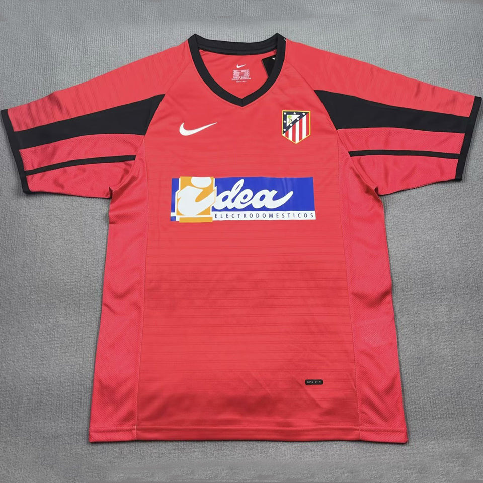 jersey 2001/02 atletico de madrid visitante manga corta versión fan retro