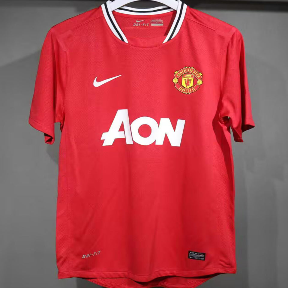 jersey 2011/2012 manchester united local manga corta versión jugador retro