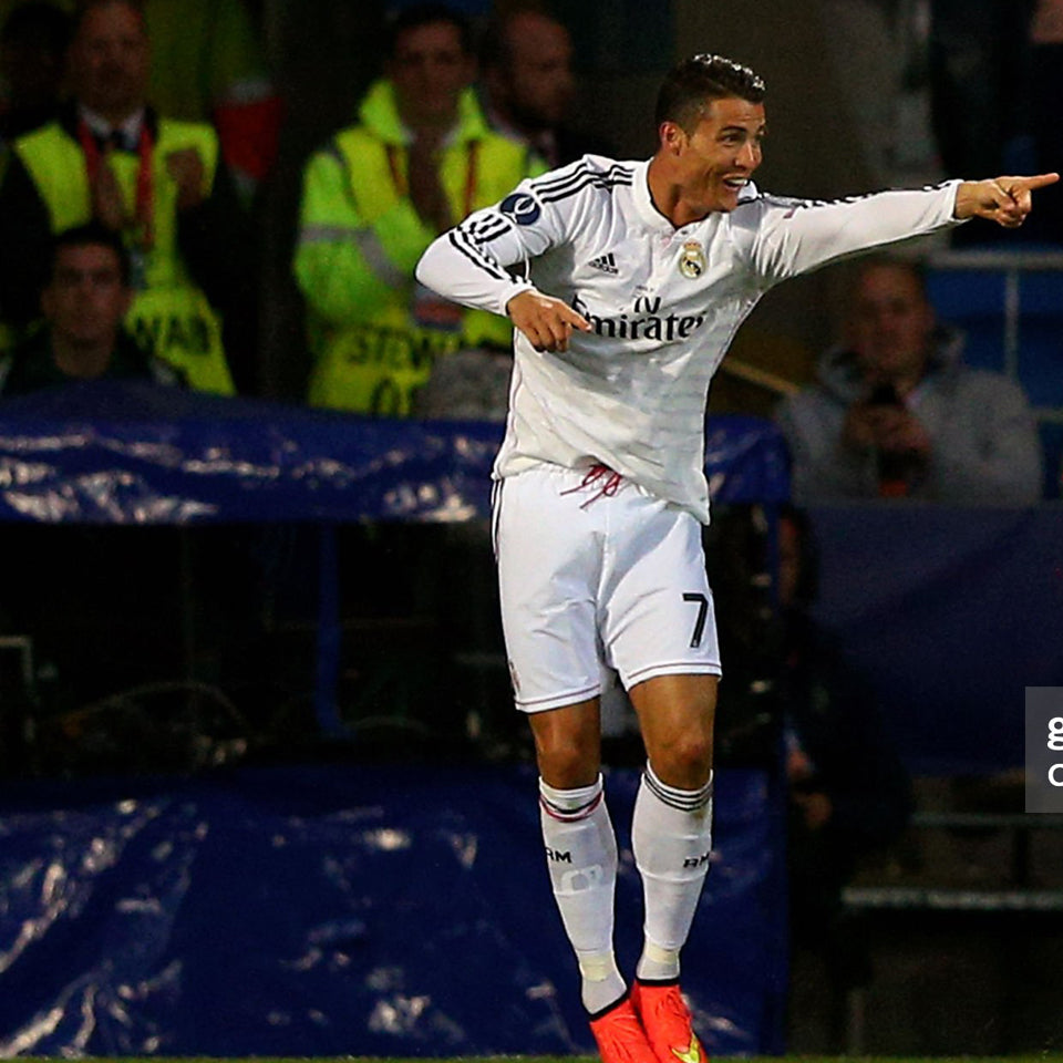 2014/2015 Real Madrid Local Versión Jugador Shorts/ Pantalones Retro