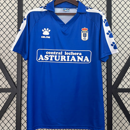 Jersey 1990/91 Real Oviedo Local Manga corta Versión Fan Retro