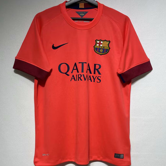 Jersey 2014/15 Barcelona Visitante Manga corta Versión Fan Retro