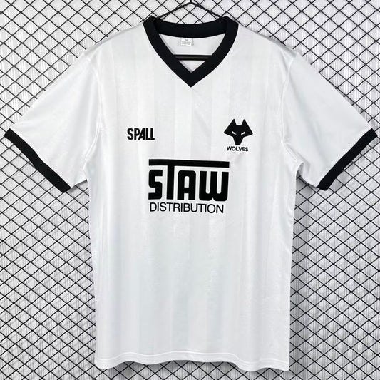 Jersey 1986/1988 Wolves Visitante Manga corta Versión Fan Retro