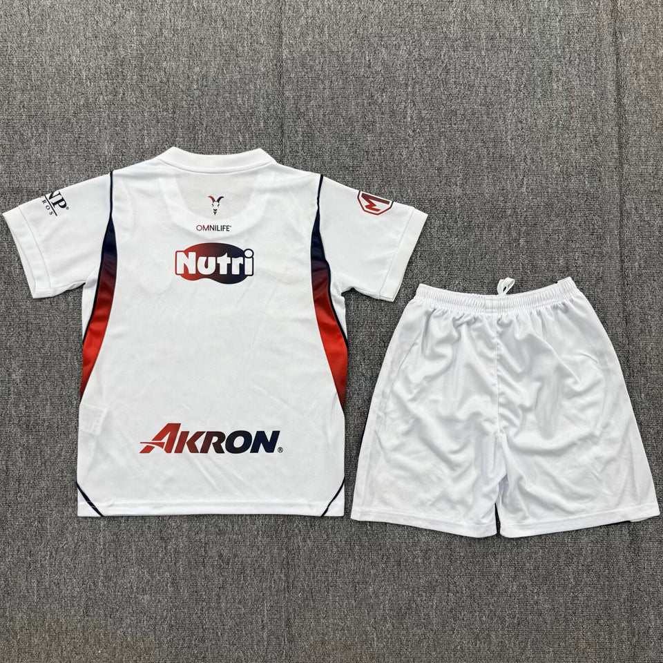 jersey 2026/27 chivas visitante manga corta niño