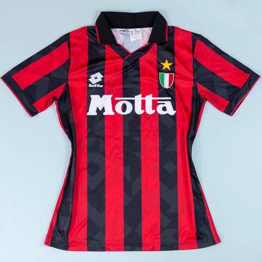 Jersey 1992/94 AC Milan Local Manga corta Versión Fan Retro