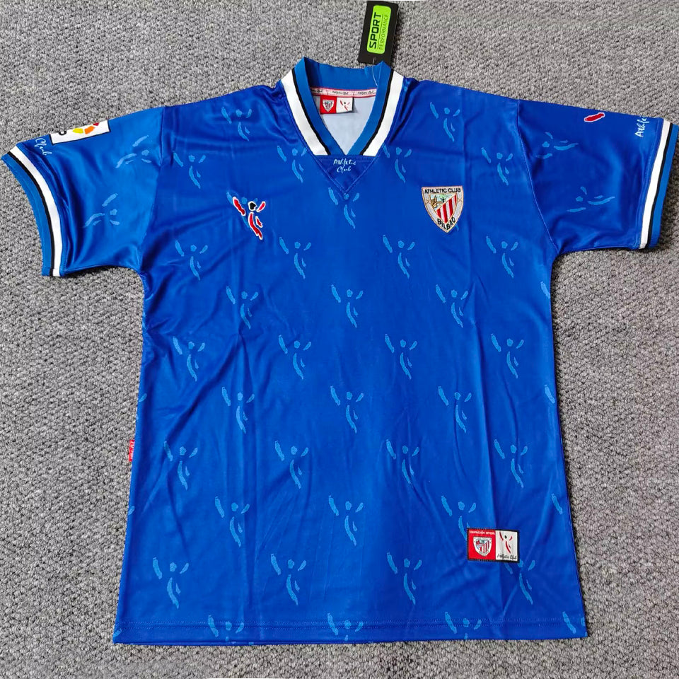 Jersey 2001/2003 Bilbao AT Visitante Manga corta Versión Fan Retro