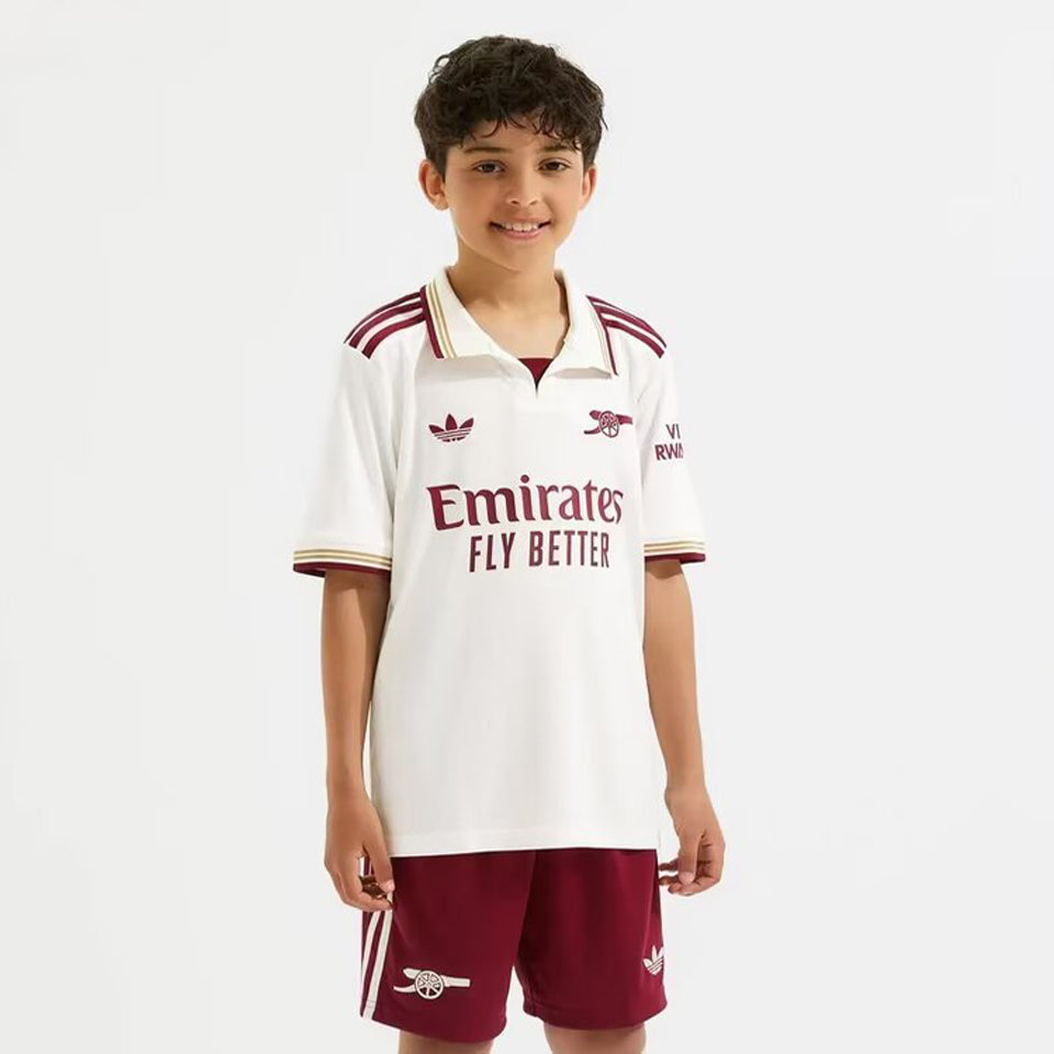 jersey 2025/26 arsenal tercero manga corta niño