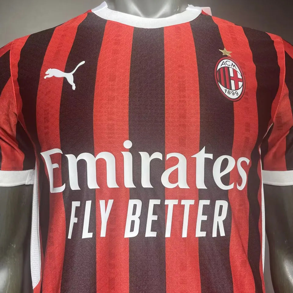 Jersey 2024/25 AC Milan Local Manga corta Versión Jugador