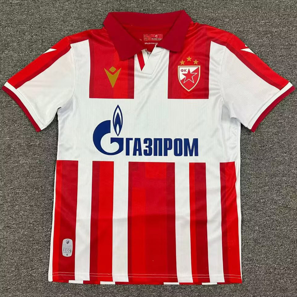 Jersey 2025/26 Belgrade Local Manga corta Versión Fan