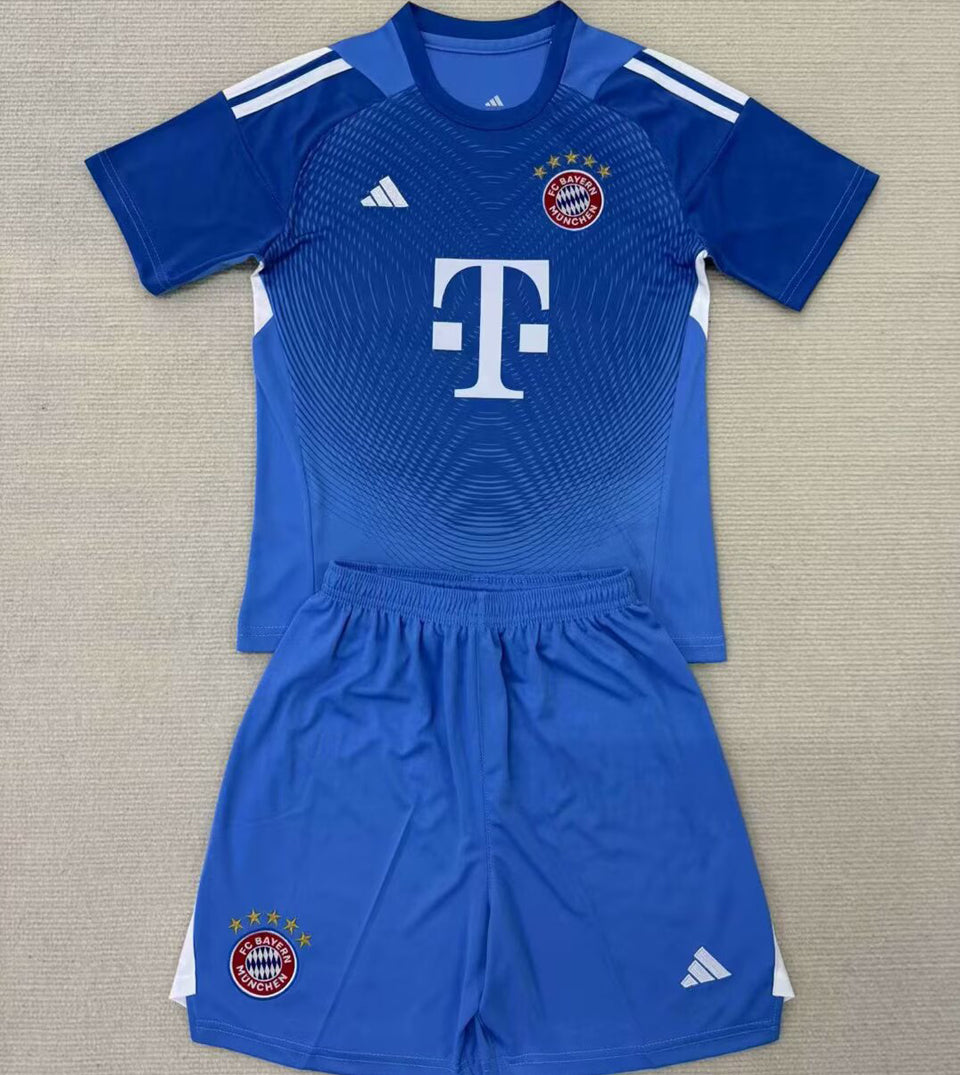 Jersey 2025/26 Bayern Munich Portero Manga corta Niño