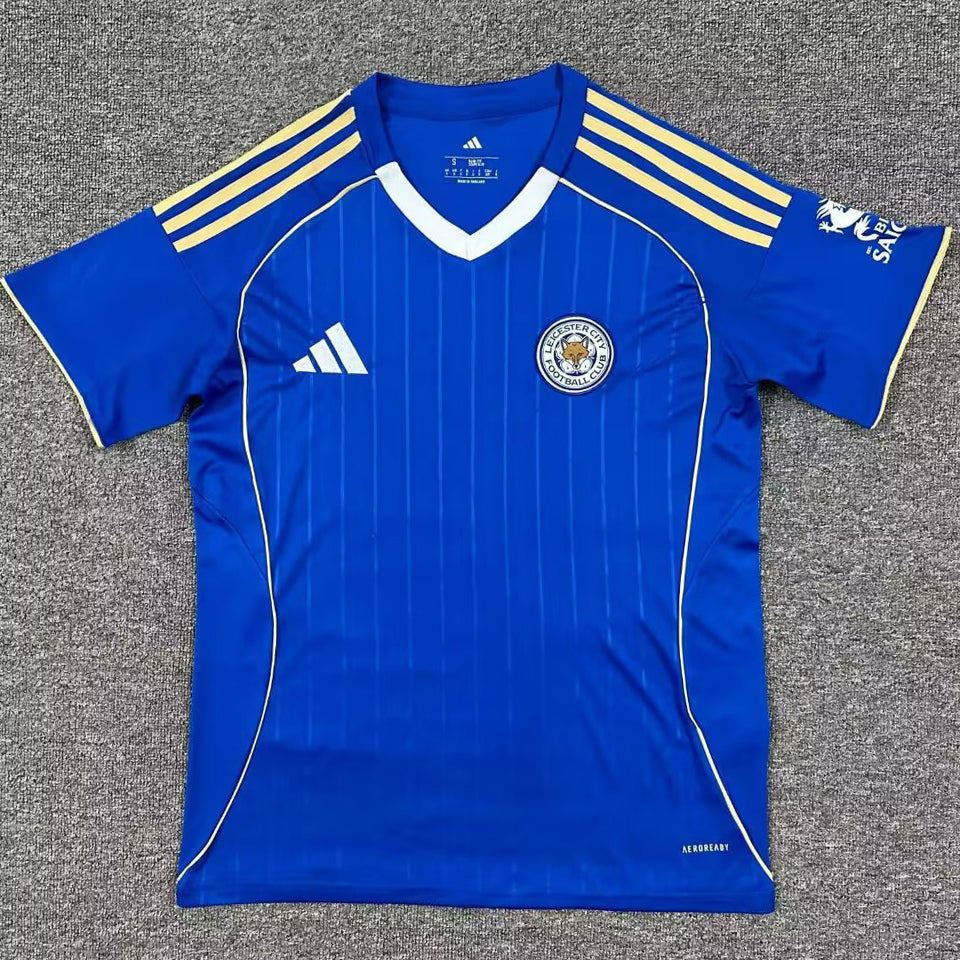 Jersey 2025/26 Leicester City Local Manga corta Versión Fan