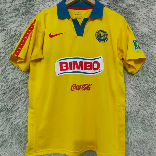 Jersey 2006/2007 Club America Local Manga corta Versión Fan Retro