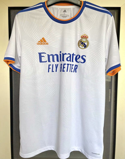 Jersey 2021/22 Real Madrid Local Manga corta Versión Fan