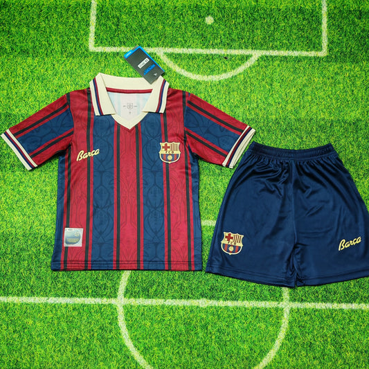 Jersey 2025 Barcelona Especial Manga corta Niño Retro