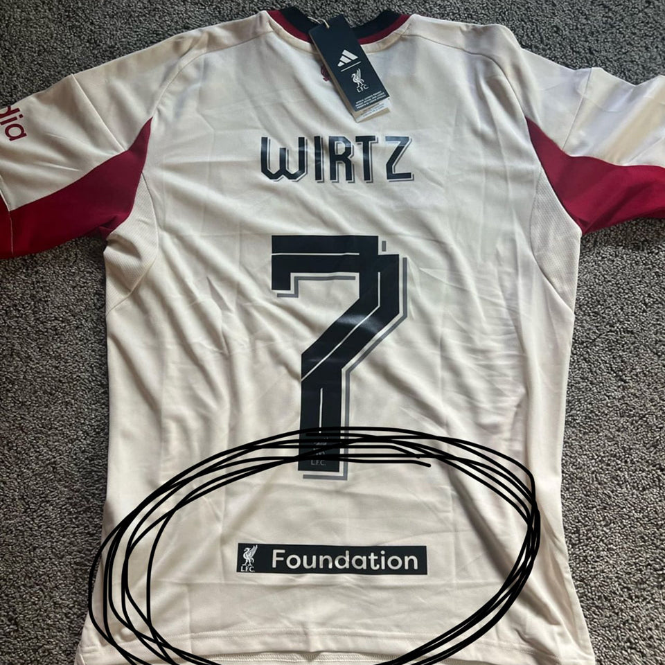 jersey 2025/26 liverpool especial manga corta versión jugador