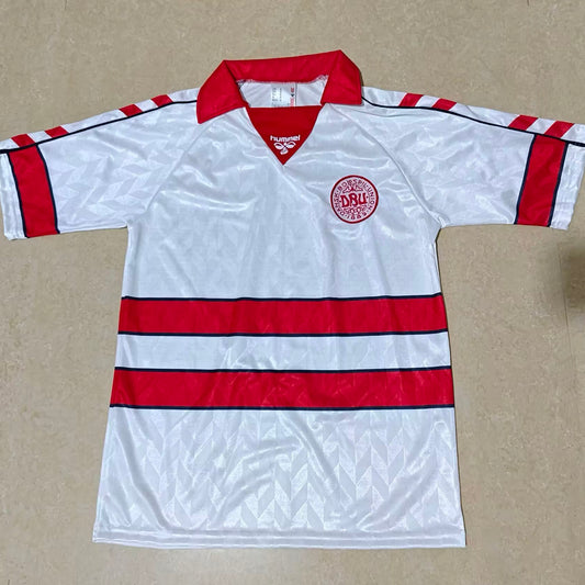 1988 Denmark Visitante Versión Fan Selecciones Retro