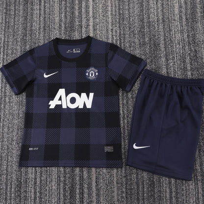 Jersey 2013/14 Manchester United Visitante Manga corta Niño Retro