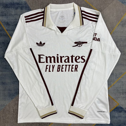 Jersey 2025/26 Arsenal Tercero Manga larga Versión Fan