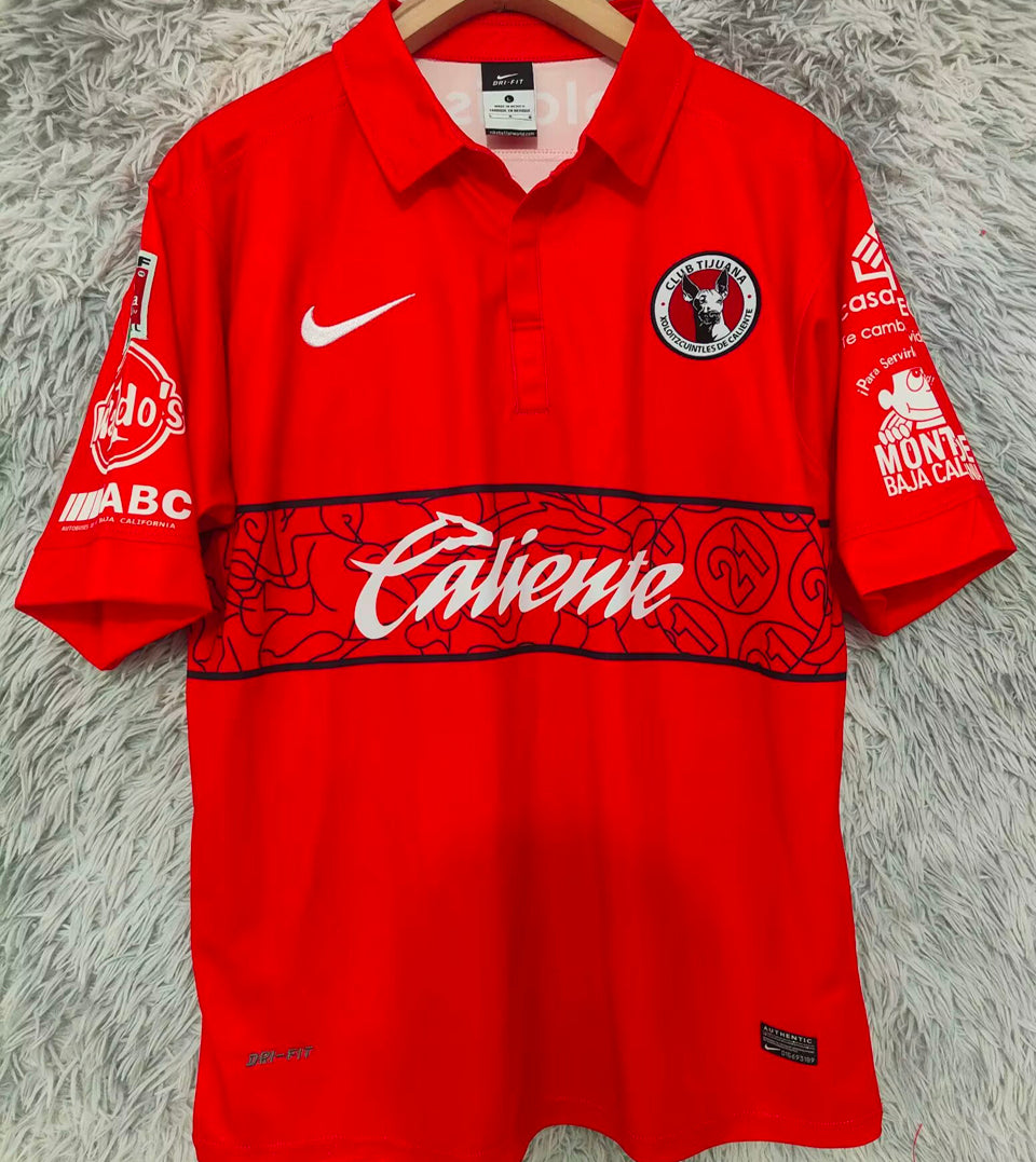 jersey 2012/2013 tijuana local manga corta versión fan retro